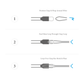 Step-by-step guide on how to use a clasp with illustrations and text instructions.